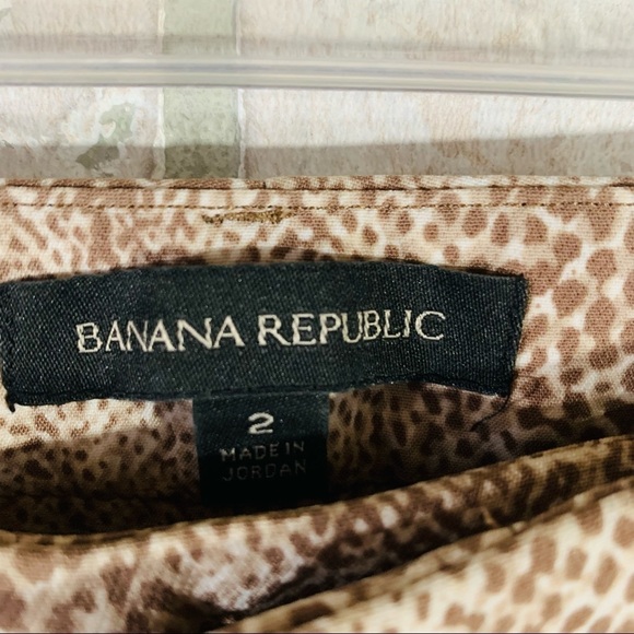 Banana Republic Avery Snakeskin Print Pants Size 2 - Picture 7 of 11